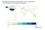 Visualizing Music Psychology: A bibliometric analysis of the literature from 1973 to 2017